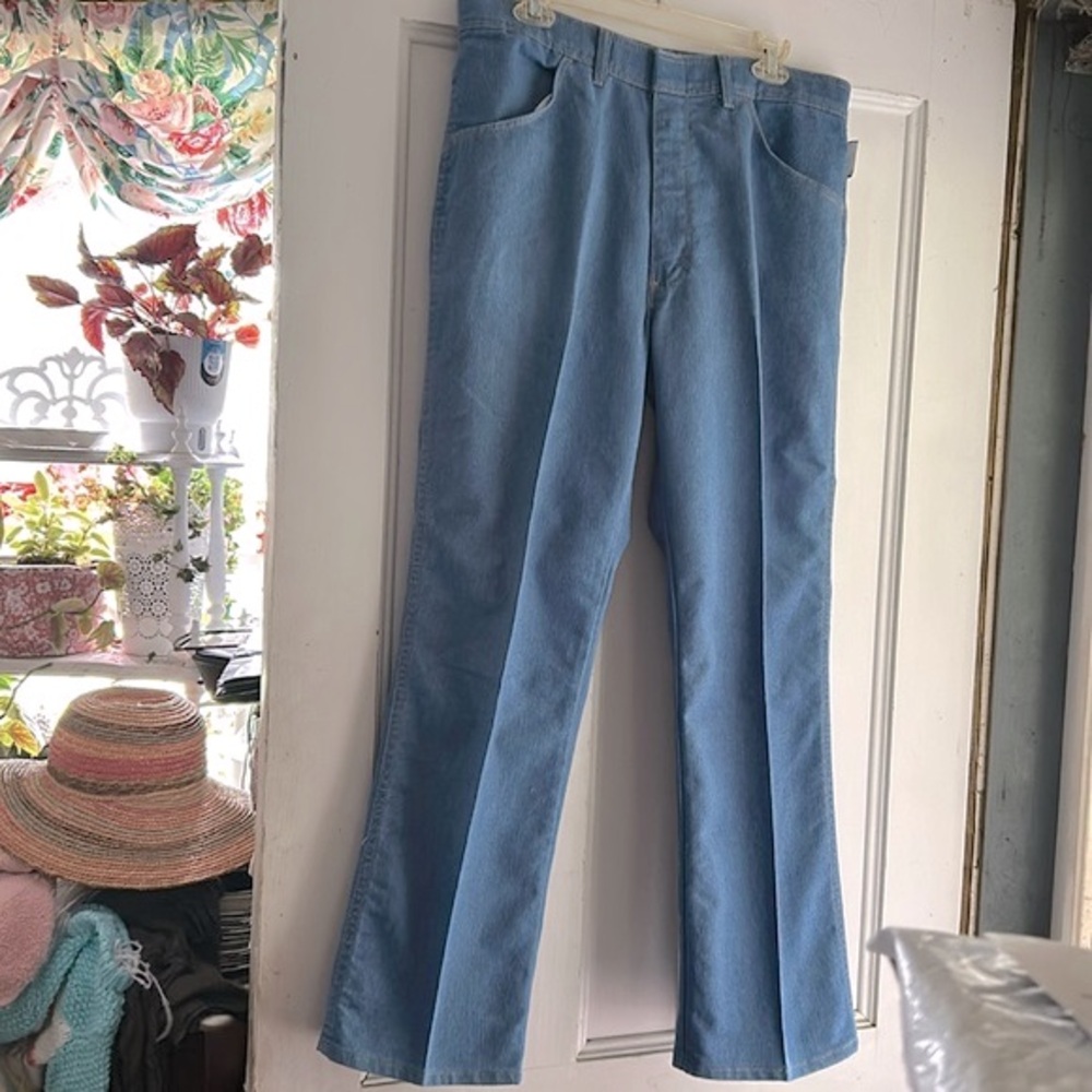 2/$50 EC VTG Comfort Action Sports Brushed Denim Jeans 1970s by VF Jeanswear Inc - Picture 2 of 7